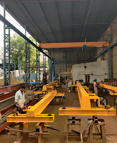 Engineered EOT crane design services for heavy-duty industrial applications