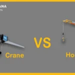 Comparison between industrial hoists and cranes used for material handling