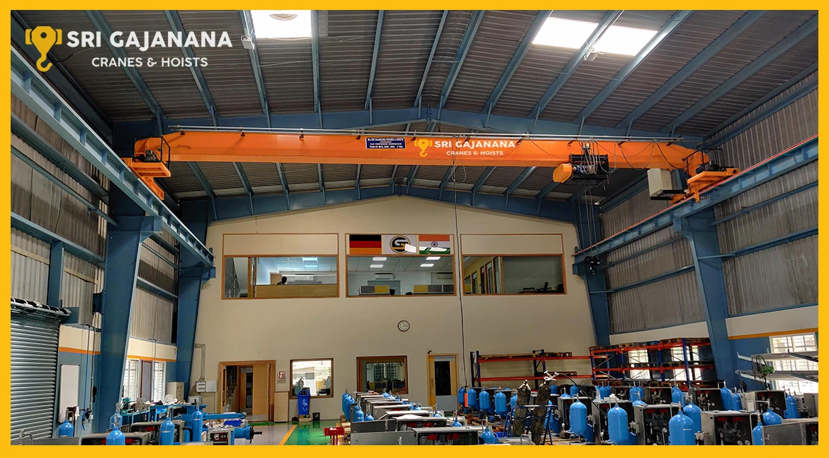 Best Single Girder Crane Manufacturers in Hyderabad, India 3 Best single girder EOT crane in Hyderabad for industrial lifting