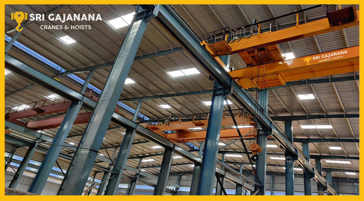Top EOT Crane Manufacturer in Hyderabad – Sri Gajanana Crane 3 Leading EOT crane manufacturer in Hyderabad for industrial lifting