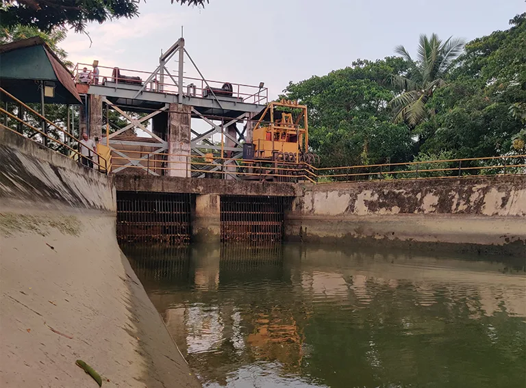 Automated TRCM installation at municipal water treatment facility