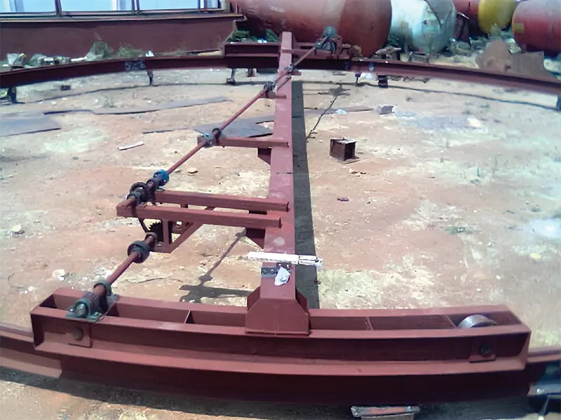 Circular Pump House Crane system used in water treatment infrastructure