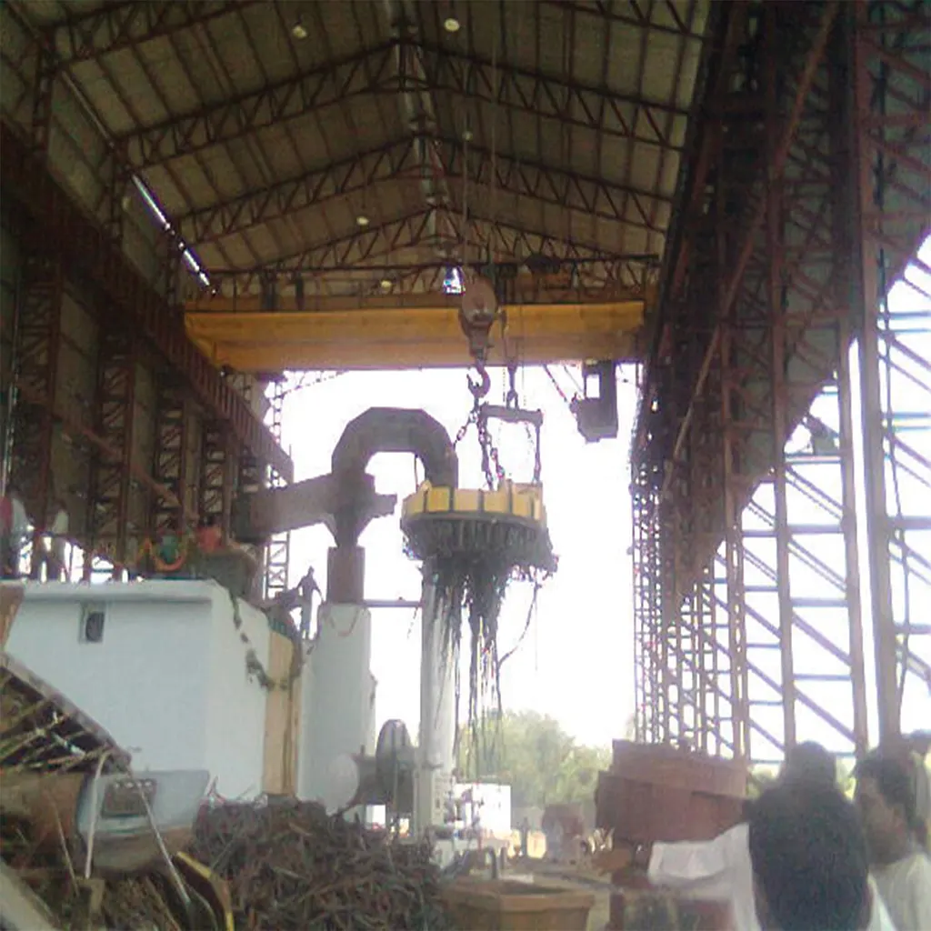 Double girder EOT crane with electric hoist system