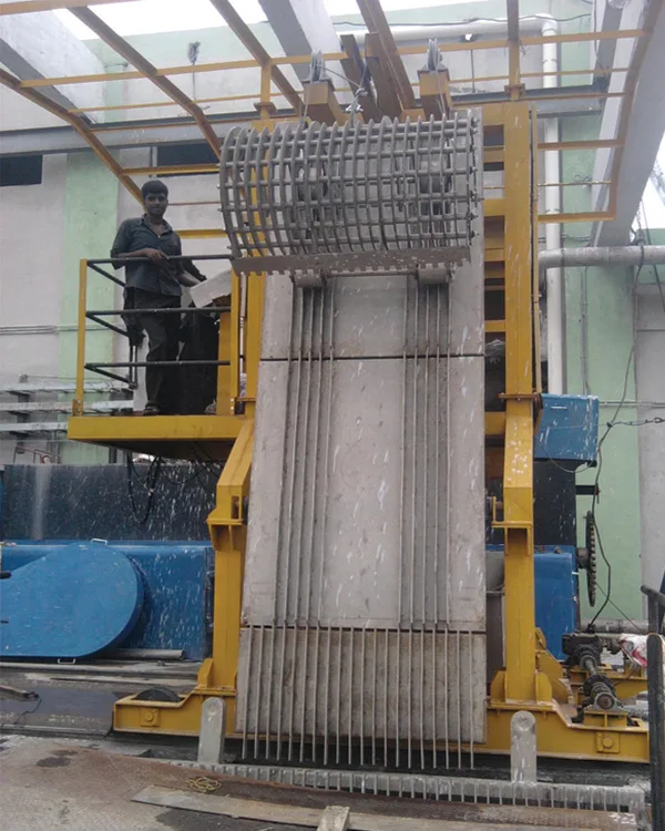 Trash rack cleaning machine control panel for system automation