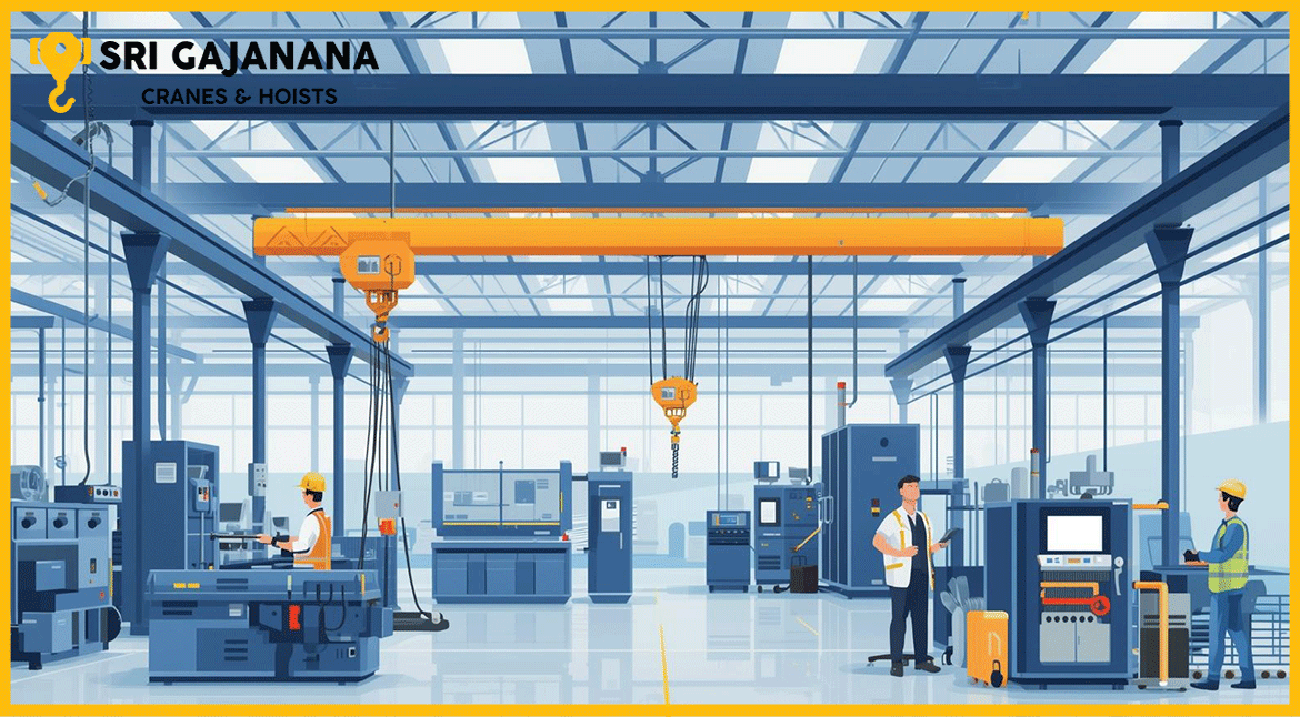 Electric Wire Rope Hoist Manufacturer in India, Hyderabad & Telangana